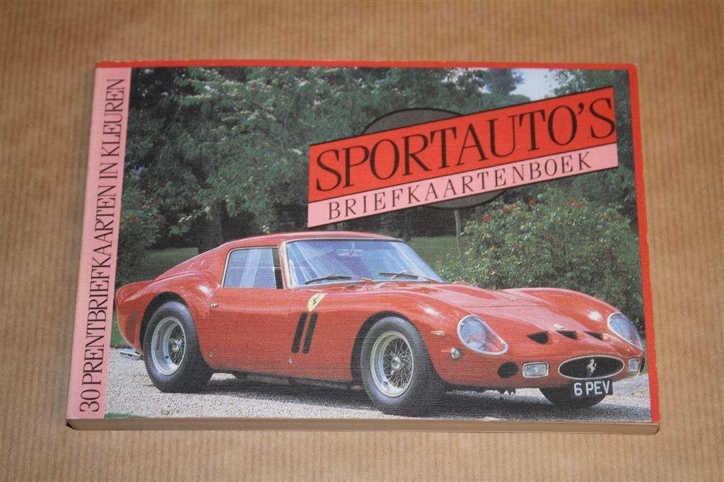 Sportauto's. Briefkaartenboek., Ophalen of Verzenden, Gelezen, Overige merken