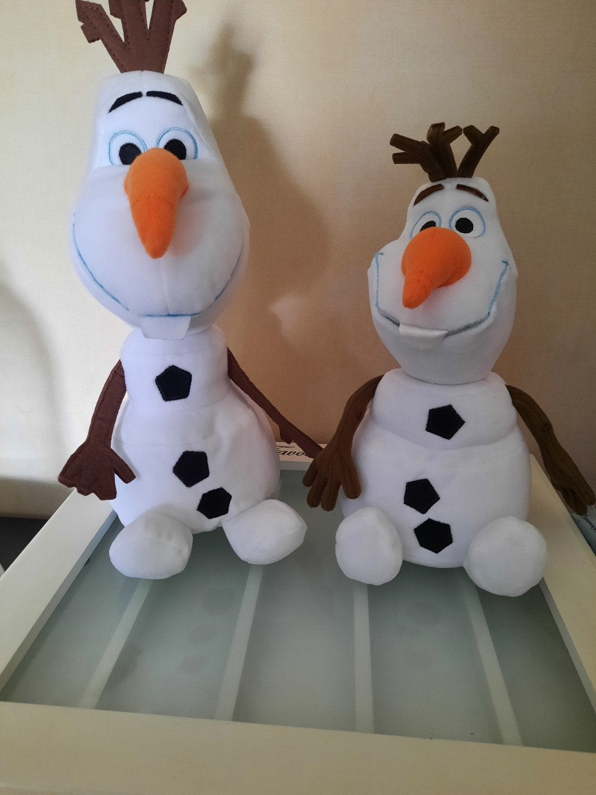 Disney Frozen Olaf knuffels, Ophalen of Verzenden, Overige figuren, Zo goed als nieuw, Knuffel