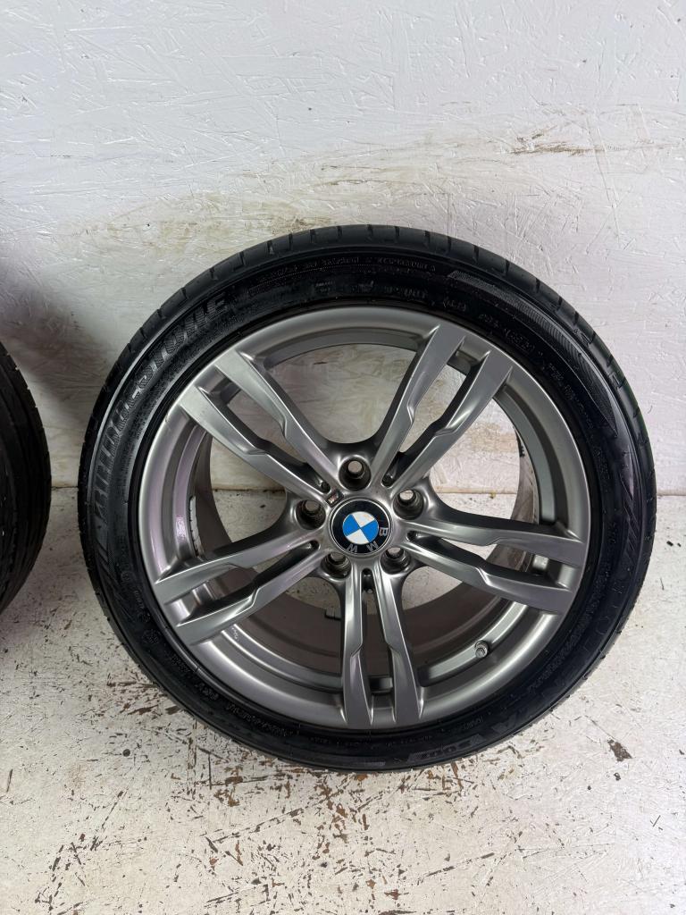 Originele BMW 3 4-Serie velgen 18" 5x120 Style 441M zomerset, Niet ingevuld, 18 inch, Gebruikt, 255 mm