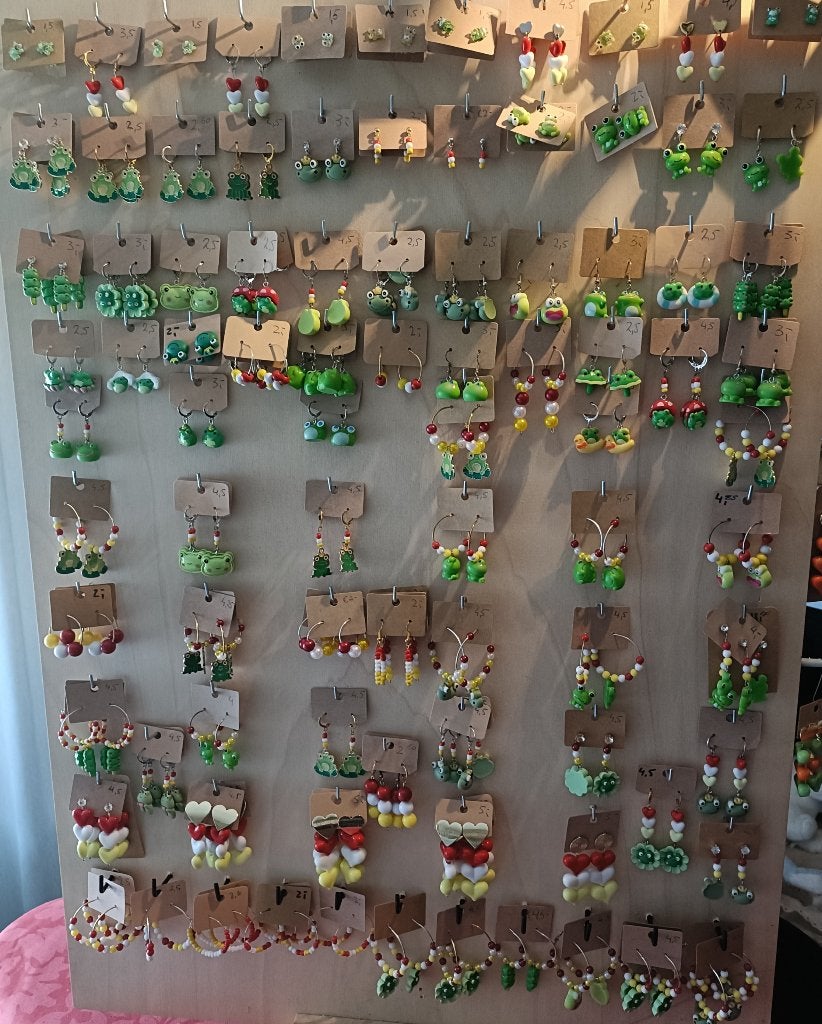 Oeteldonk haloween carnaval oorbellen ringen armbanden, Ophalen of Verzenden, Nieuw, Overige materialen