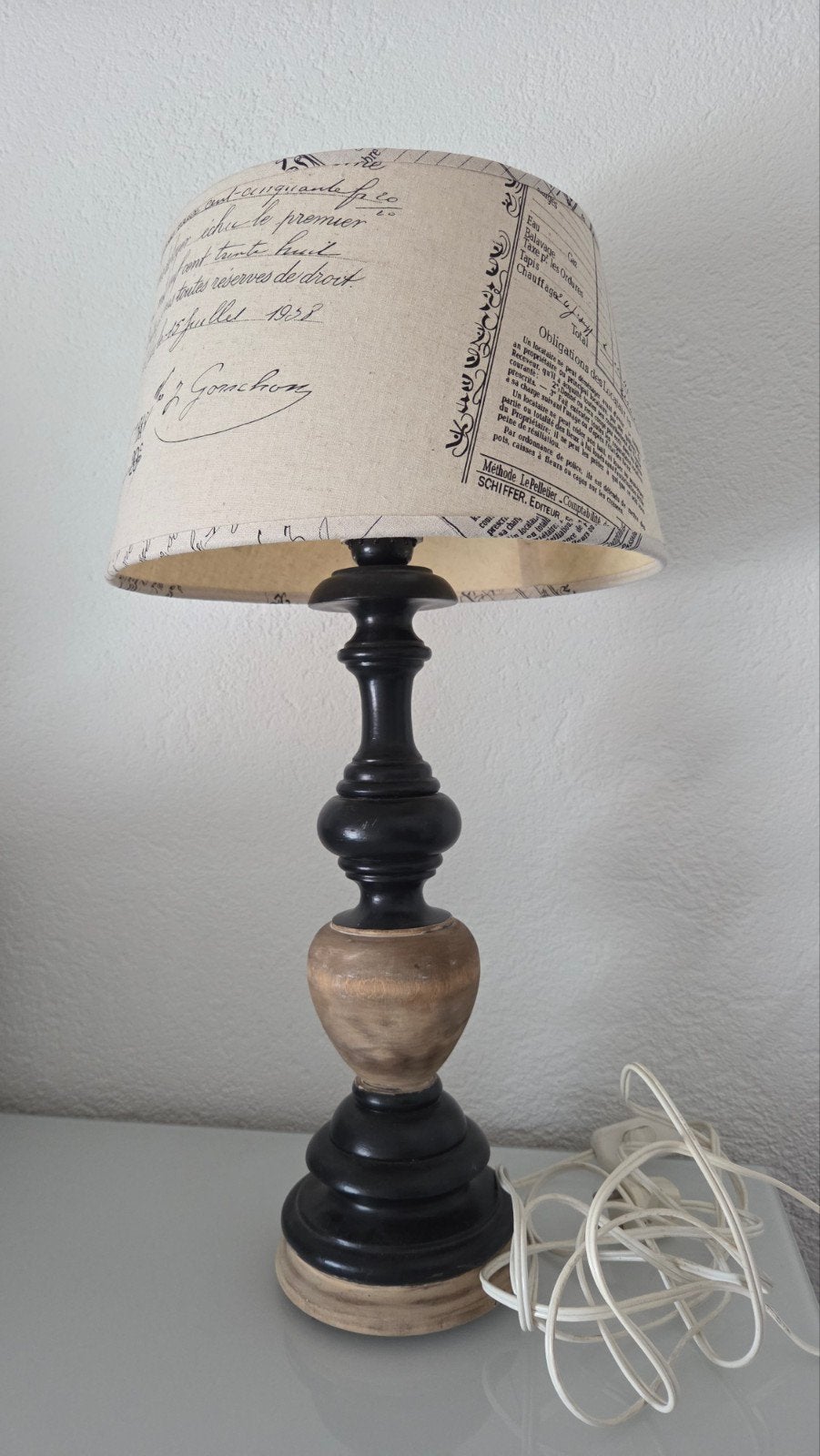 Mooie schemerlamp, Ophalen, Met schakelaar, Gebruikt, E27 (groot)