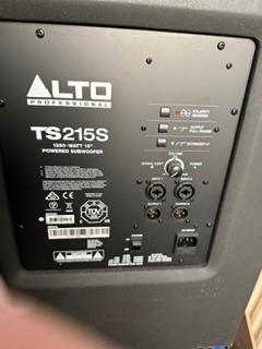 alto ts215s subwoofer, Ophalen, Zo goed als nieuw, Dj-set, Overige merken