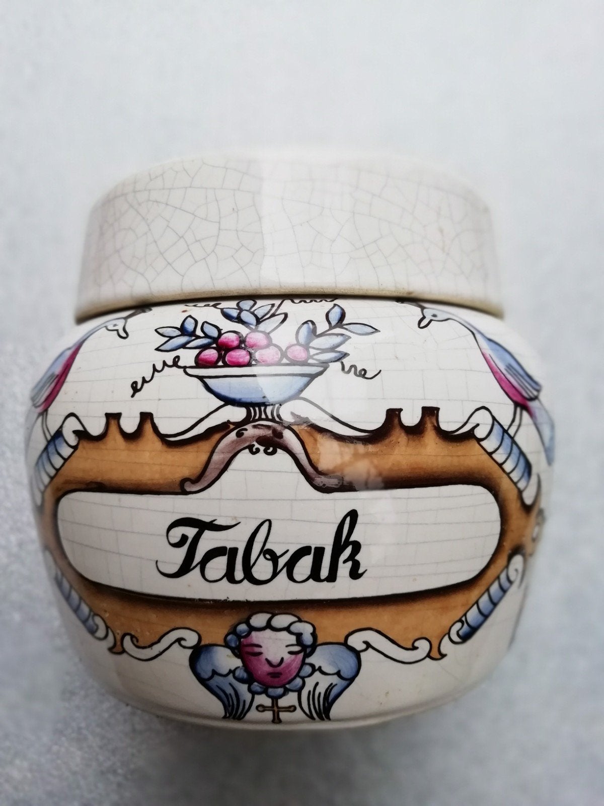 Antieke Tabakspot van Herr Fayence, Ophalen of Verzenden