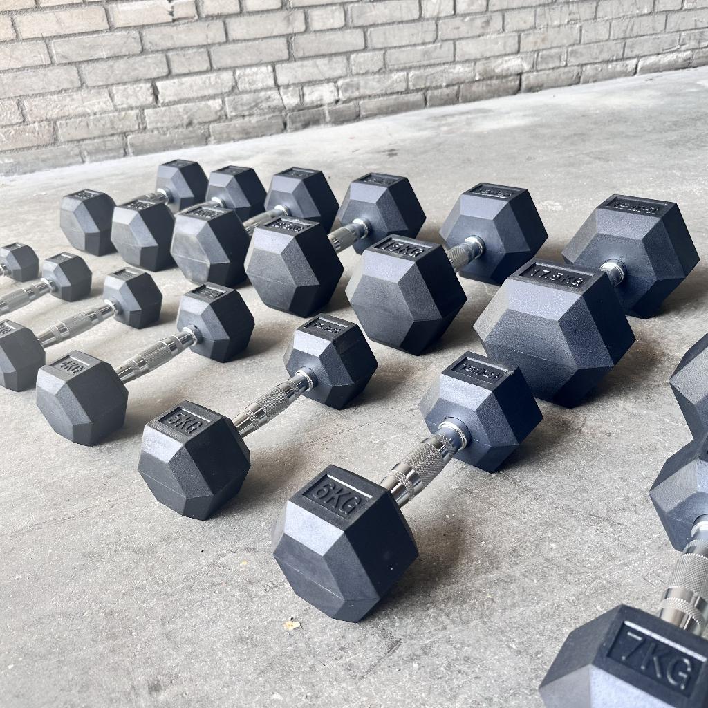 KRAKEN Hexagon Dumbbells, Sport en Fitness, Fitnessmaterialen, Ophalen, Nieuw, Benen, Dumbbell
