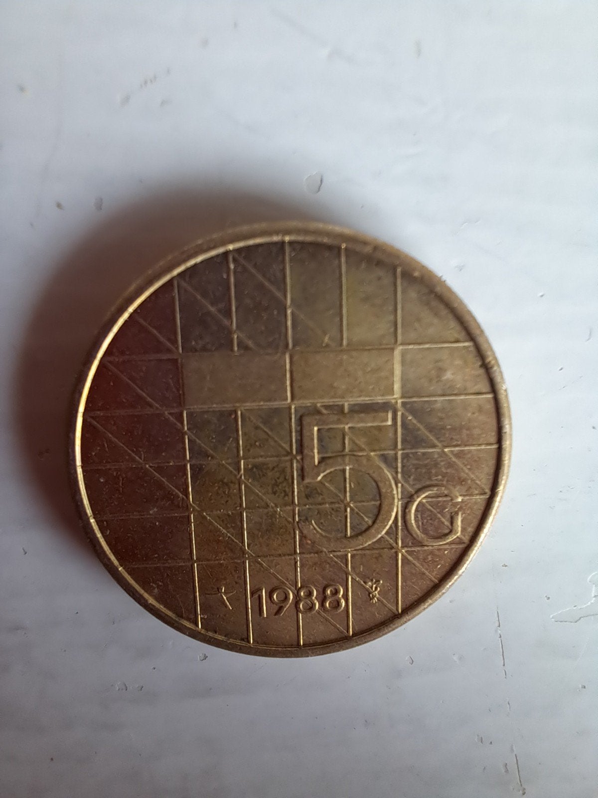 Een Oude 5 Gulden Munt van 1988, Ophalen of Verzenden