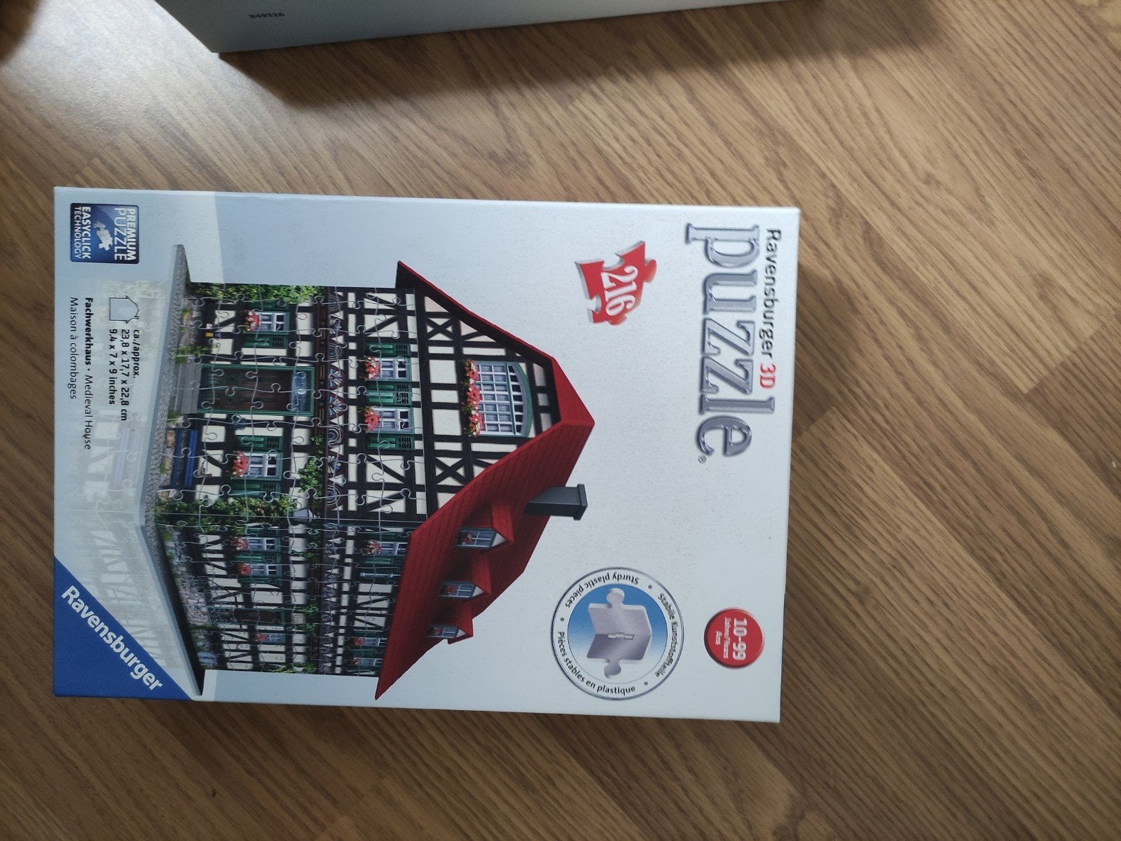 Ravensburger 3D Puzzle Vakwerkhuis, Ophalen, Meer dan 50 stukjes, Zo goed als nieuw, 6 jaar of ouder
