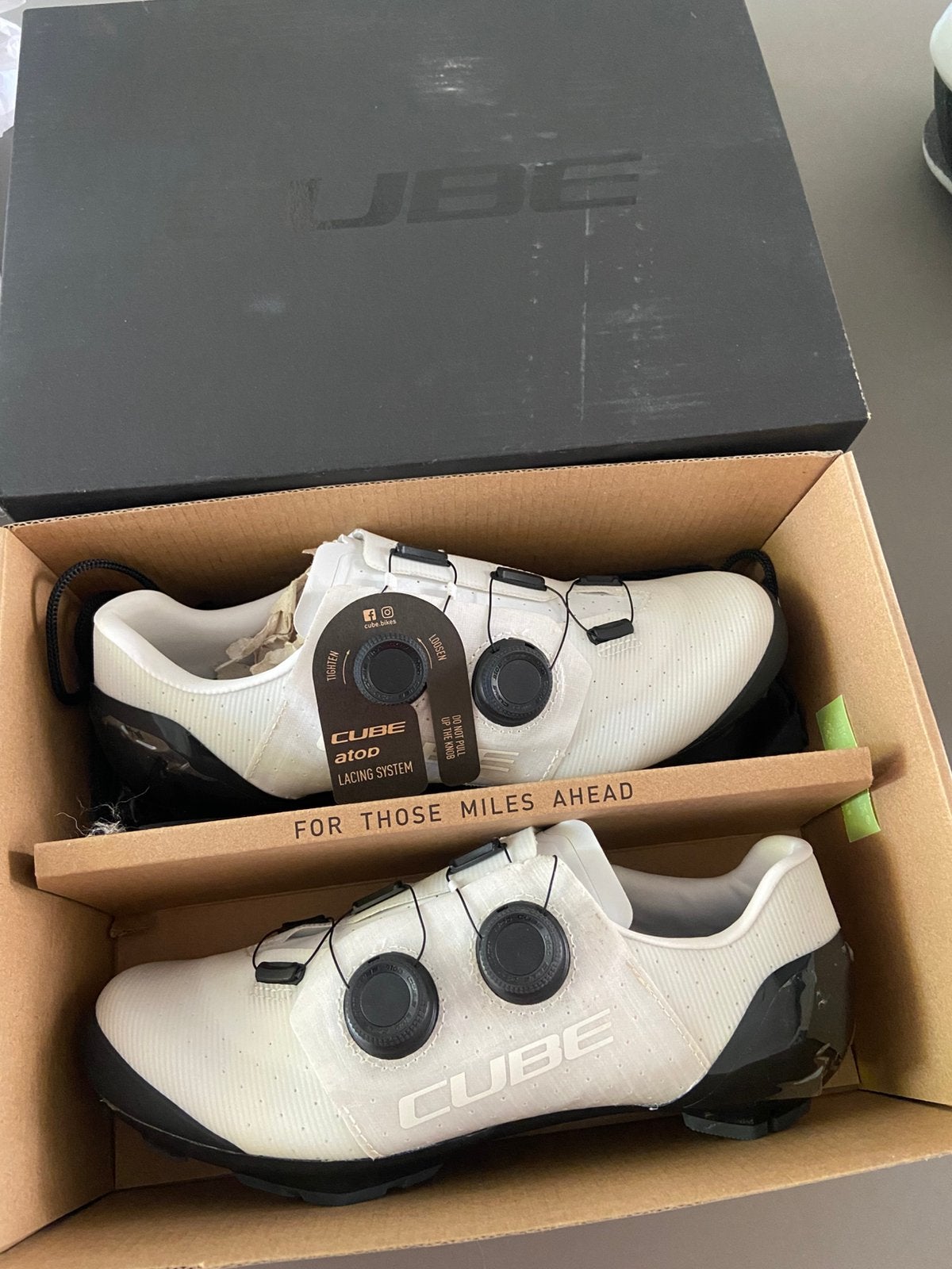 Cube MTB schoenen C:68 X wit maat 40, Nieuw, Ophalen of Verzenden, Wit, Sportschoenen