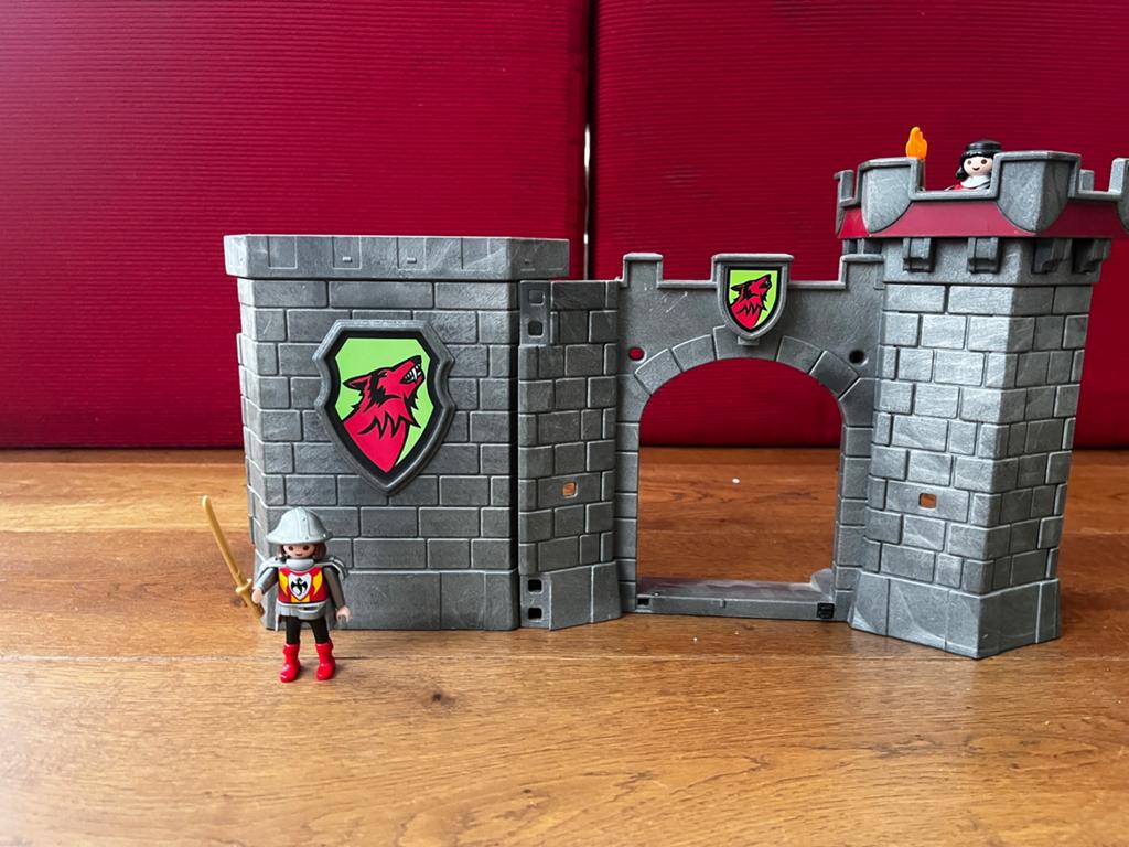 Playmobil ridder set klein, Ophalen, Zo goed als nieuw