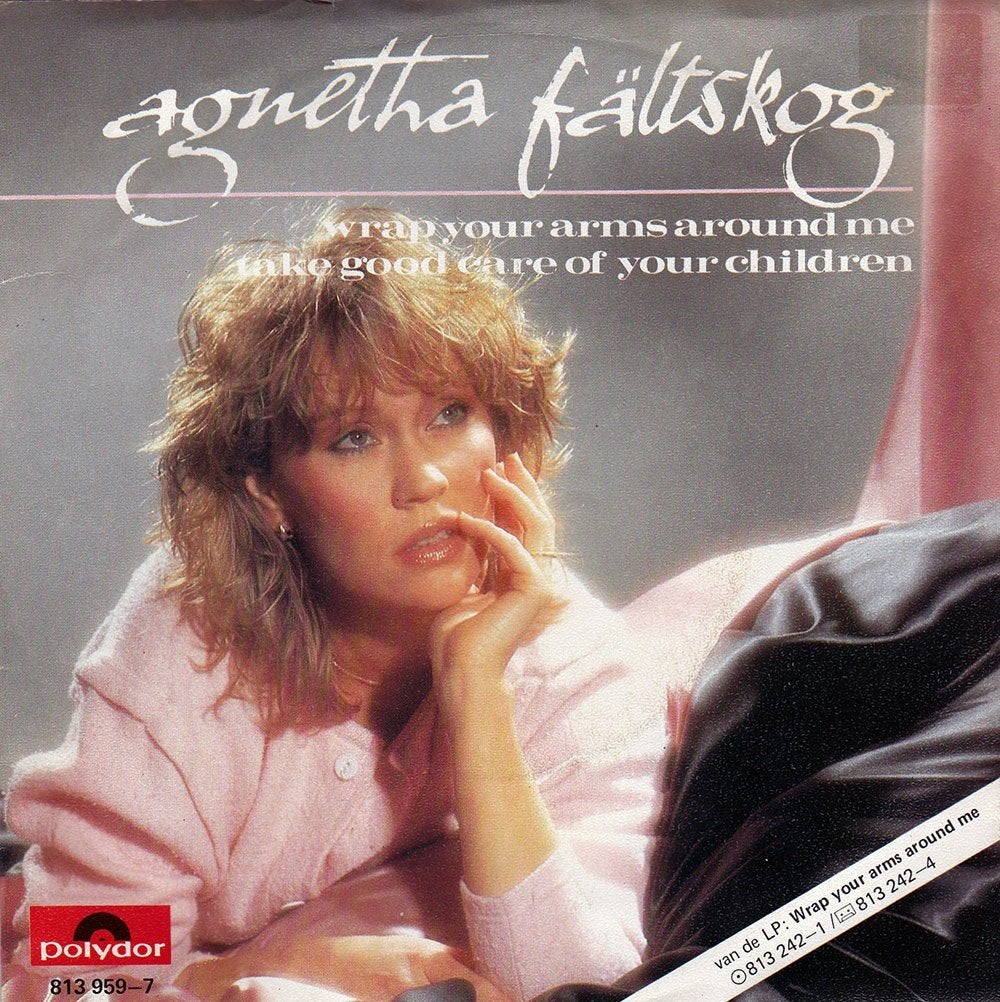 Agnetha Fältskog - Wrap Your Arms Around Me 7", Ophalen of Verzenden, Zo goed als nieuw, 7 inch, Pop