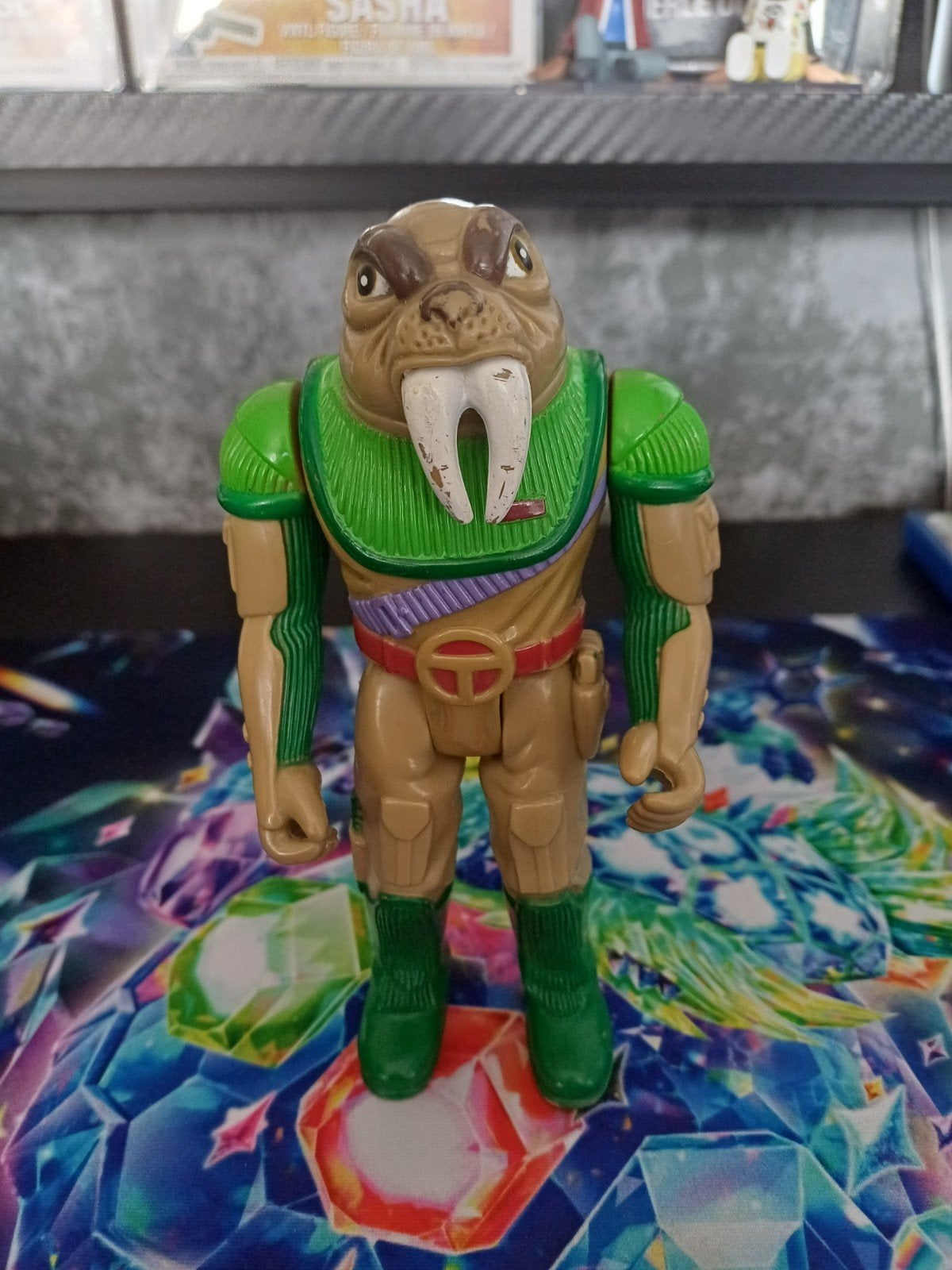 Tuska warrior thundercats LJN 1985 figure, Ophalen of Verzenden, Gebruikt, Actiefiguur of Pop