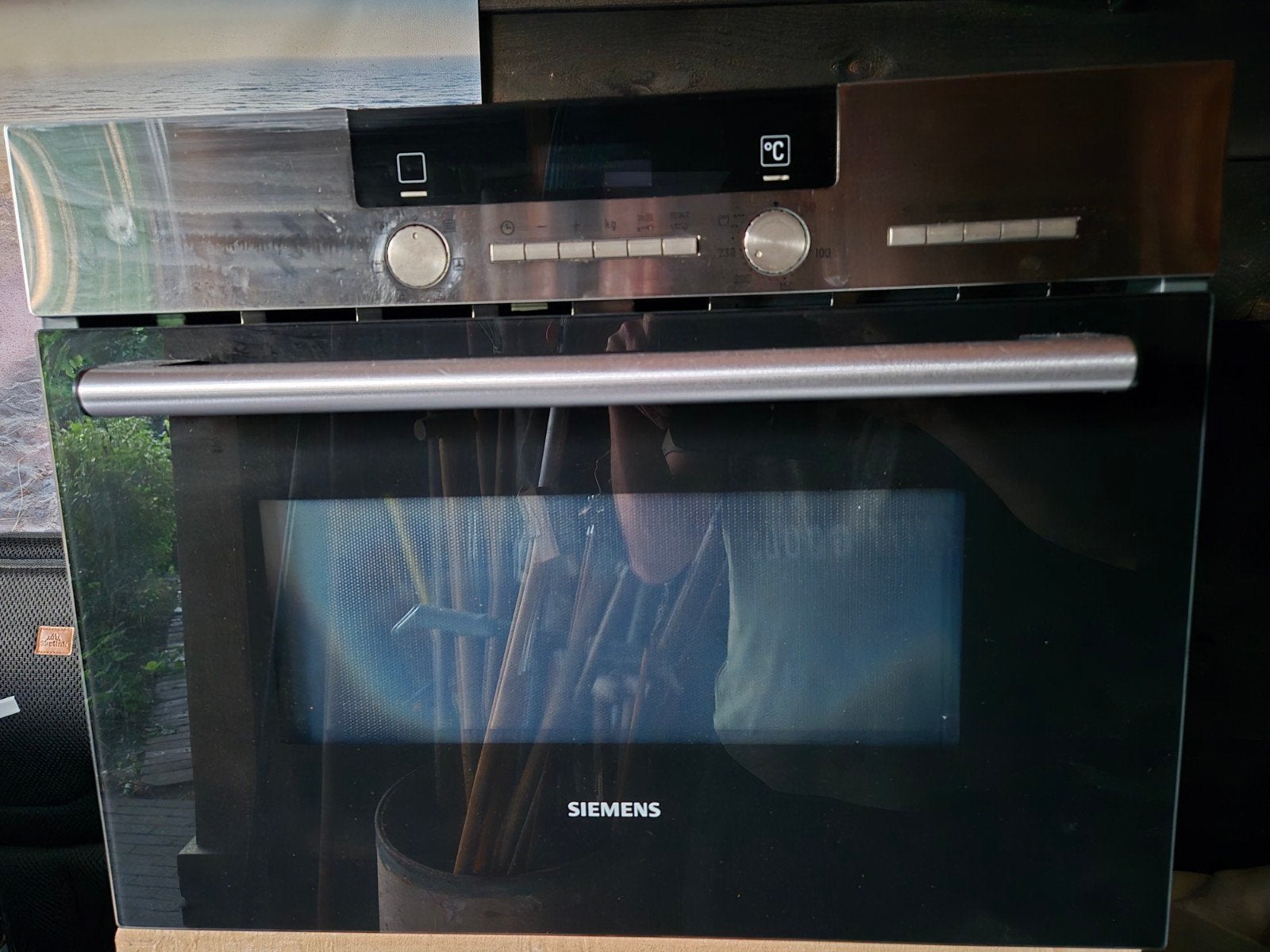 Siemens Inbouw Combimagnetron - Gebruikt, Ophalen, Gebruikt, Hete lucht, Inbouw