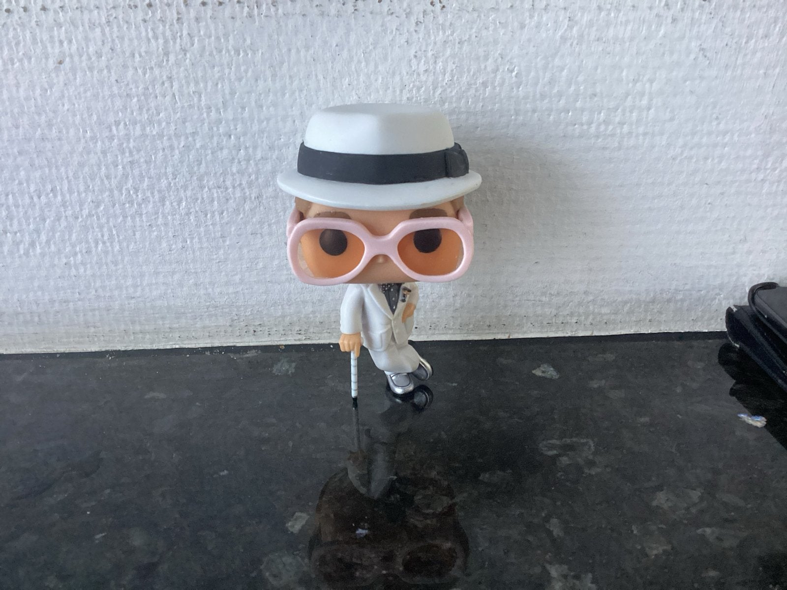 Funko Pop! Elton John (wit pak), Ophalen of Verzenden, Zo goed als nieuw