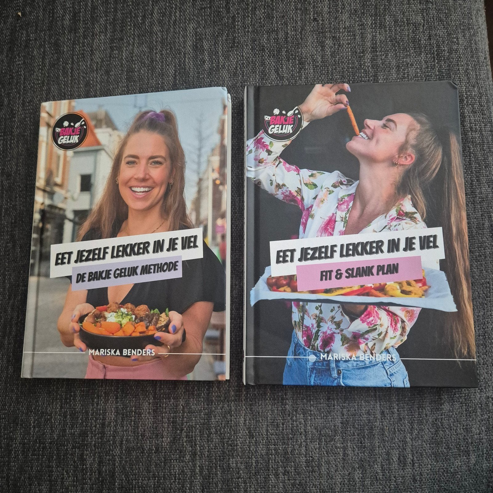 Bakje Geluk Kookboeken: De Methode & Fit & Slank Plan, Hoofdgerechten, Mariska Benders, Gezond koken, Ophalen of Verzenden