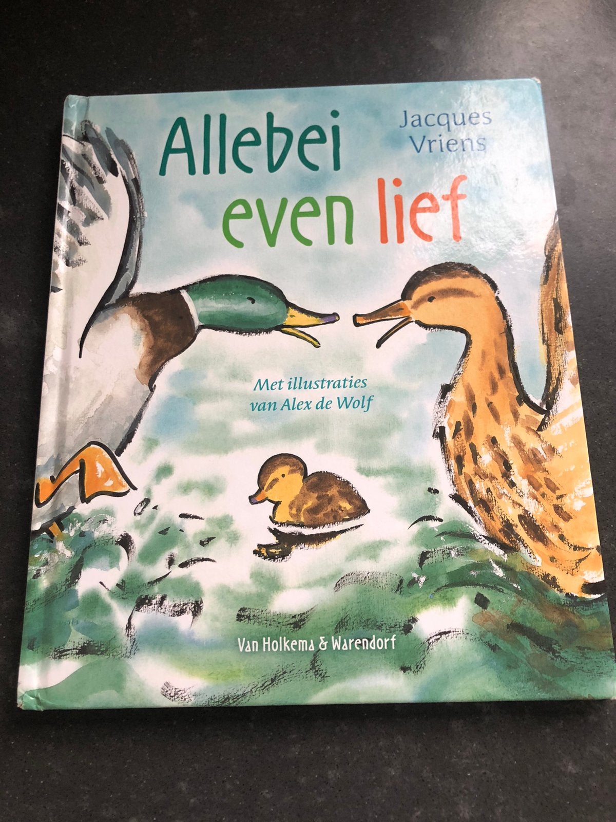 Allebei even lief door Jaques Vriens, Ophalen of Verzenden, Gelezen, Prentenboek