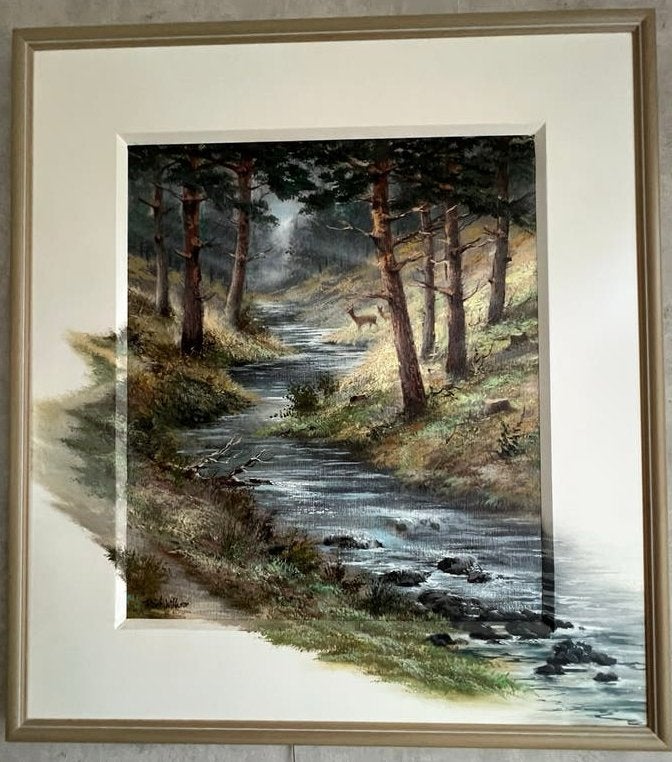 Origineel olieverf schilderij Reint Withaar, Ophalen, Gebruikt, Oorspronkelijke maker, Schilderij