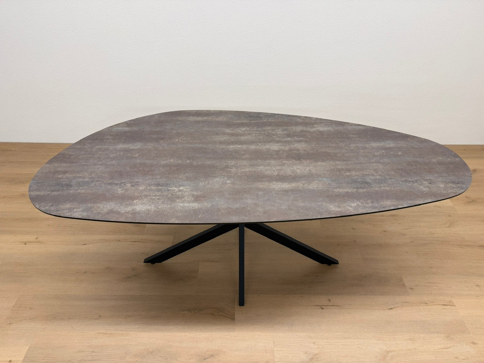 Organische eettafel 200x100 - Marmer HPL - Direct Leverbaar, Huis en Inrichting, 100 tot 150 cm, 200 cm of meer, Ophalen of Verzenden