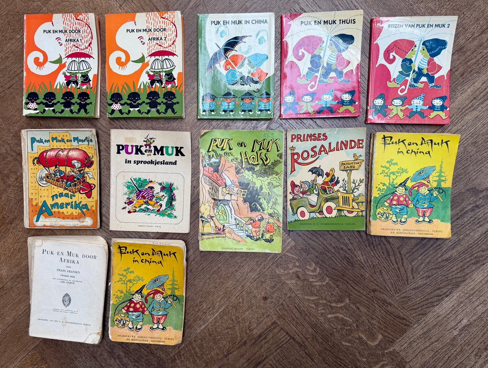 Mooie collectie puk en muk boekjes, Ophalen of Verzenden, Gebruikt, Kwartet(ten)
