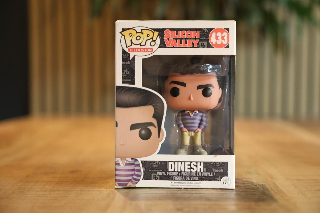 Funko Pop! Television: Silicon Valley - Dinesh #433, Ophalen of Verzenden, Nieuw
