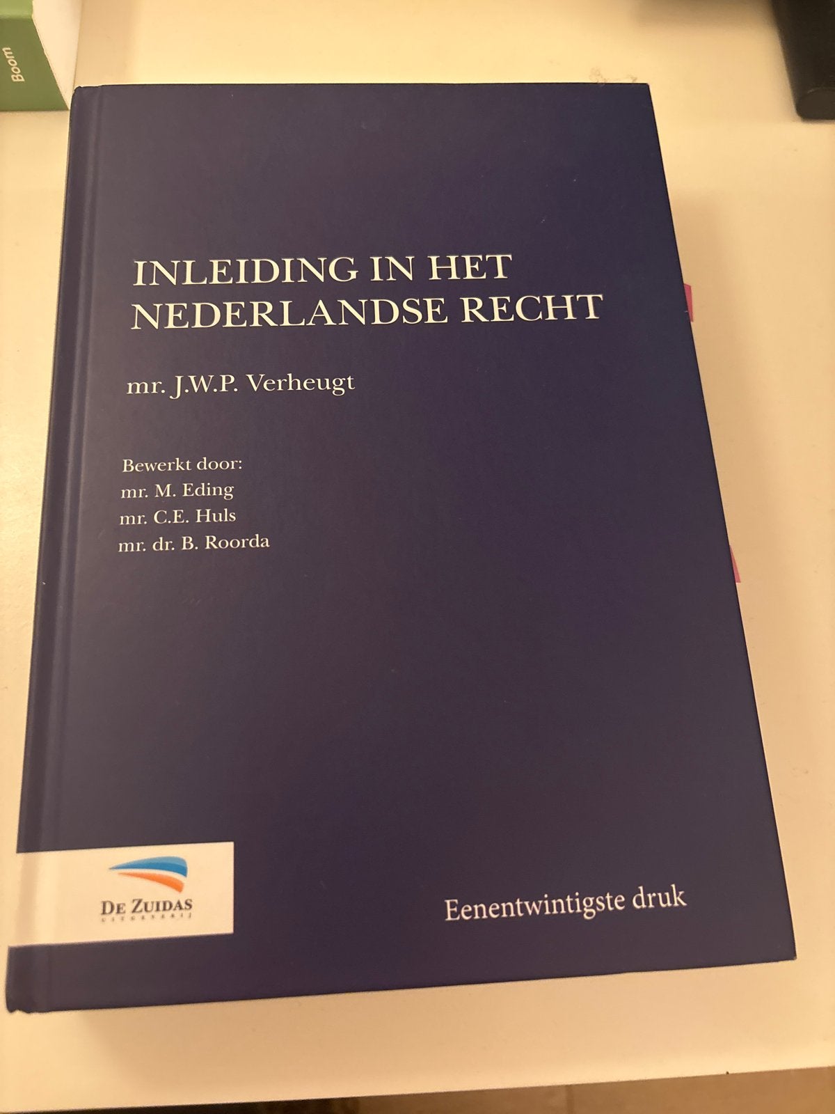 Inleiding in het Nederlandse Recht - J.W.P. Verheugt, Ophalen of Verzenden, Gamma, Zo goed als nieuw, HBO