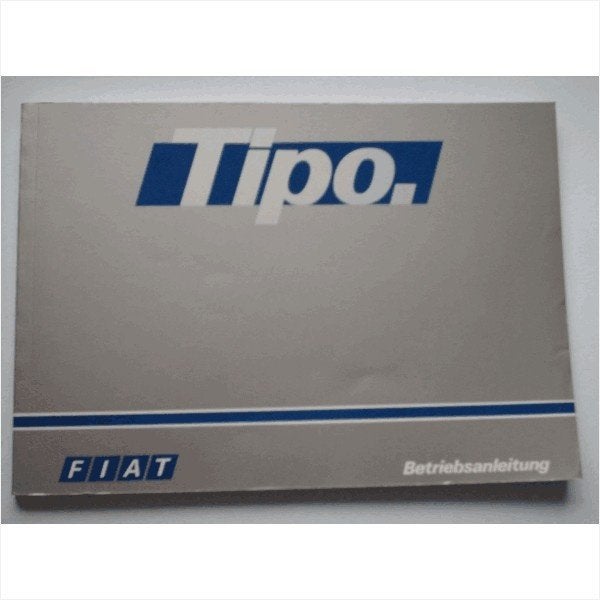 Fiat Tipo Instructieboekje 1989 #1 Duits, Ophalen of Verzenden