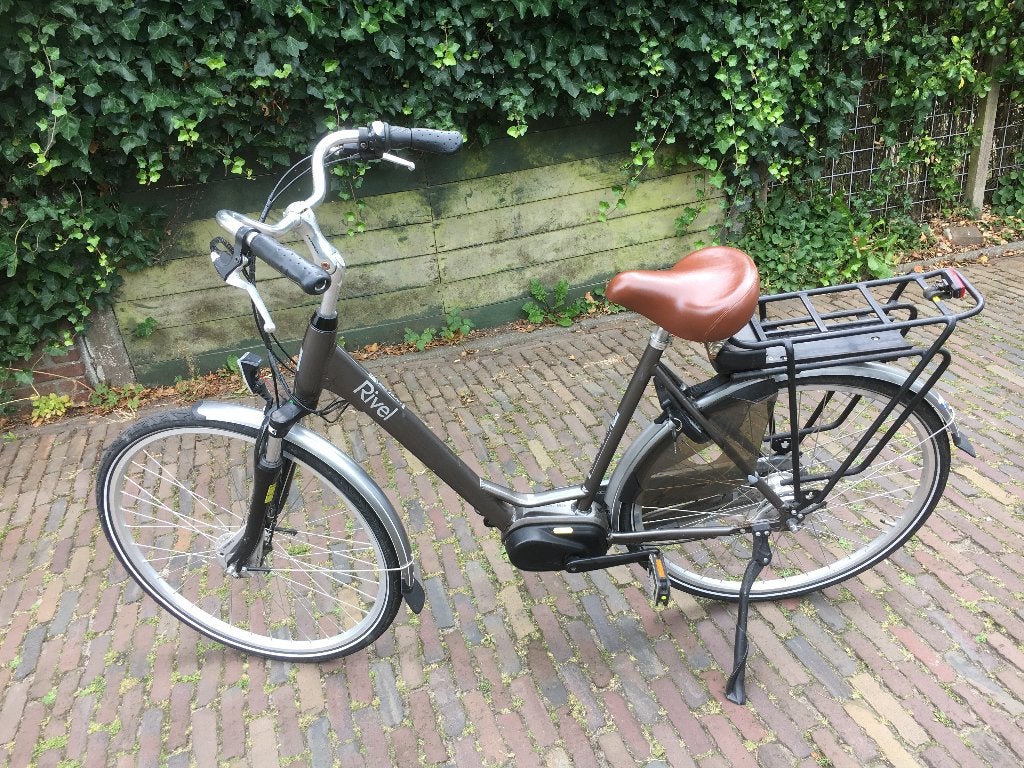 D fiets 28 inch, slot, verlichting, frame 53cm, 7 versnell, Gebruikt, Versnellingen, 50 tot 53 cm, Trommelrem