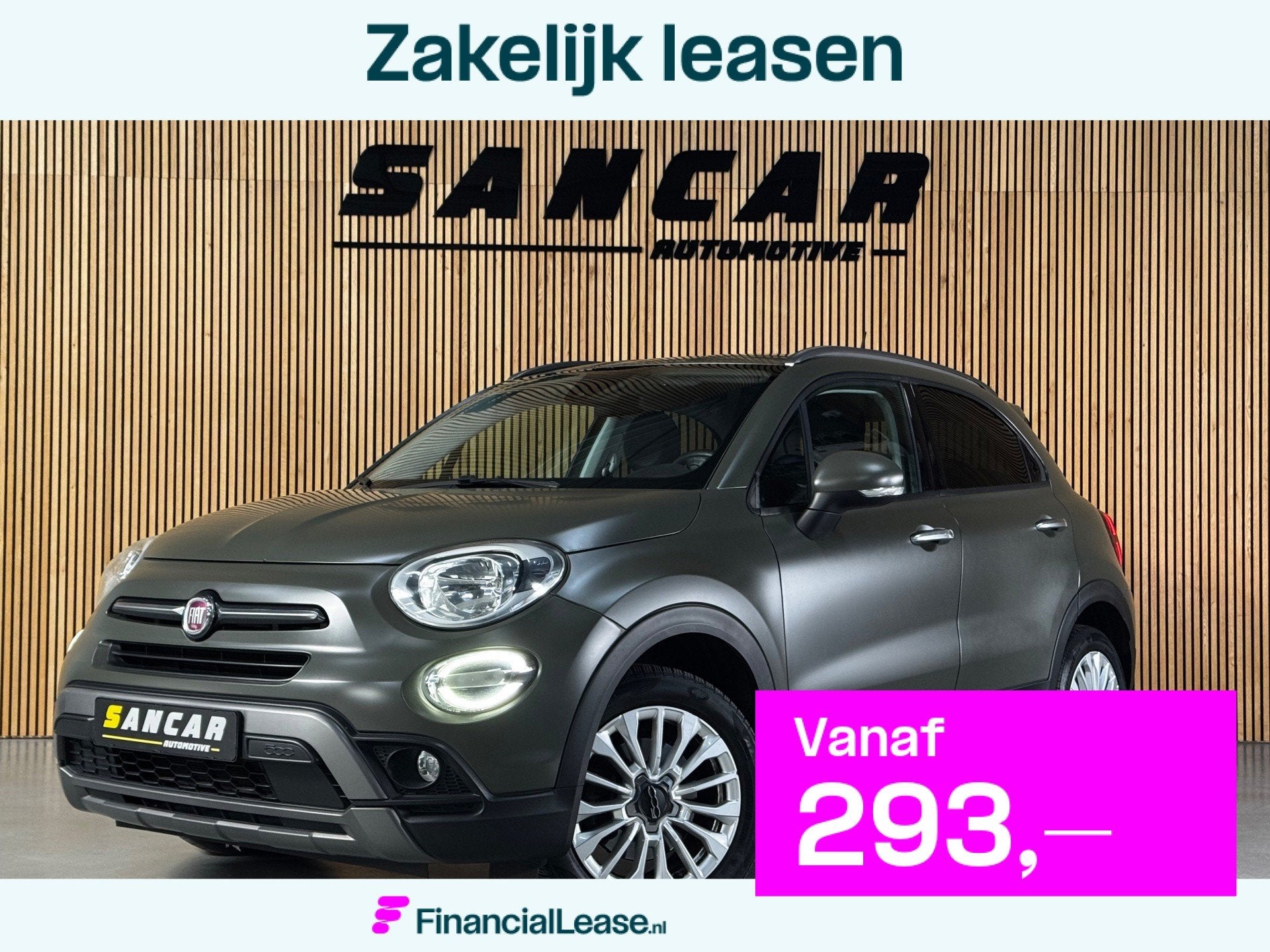 Fiat 500 X Cross 1.3 DDTC CROSS Automaat BEATS|STOELVERWARMI, Dealer onderhouden, Gebruikt, 150 pk, Origineel Nederlands