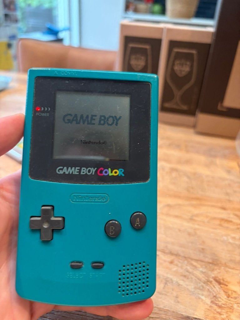 Nintendo Gameboy Color Teal – Werkend – Mooie staat, Spelcomputers en Games, Spelcomputers | Nintendo Game Boy, Ophalen of Verzenden