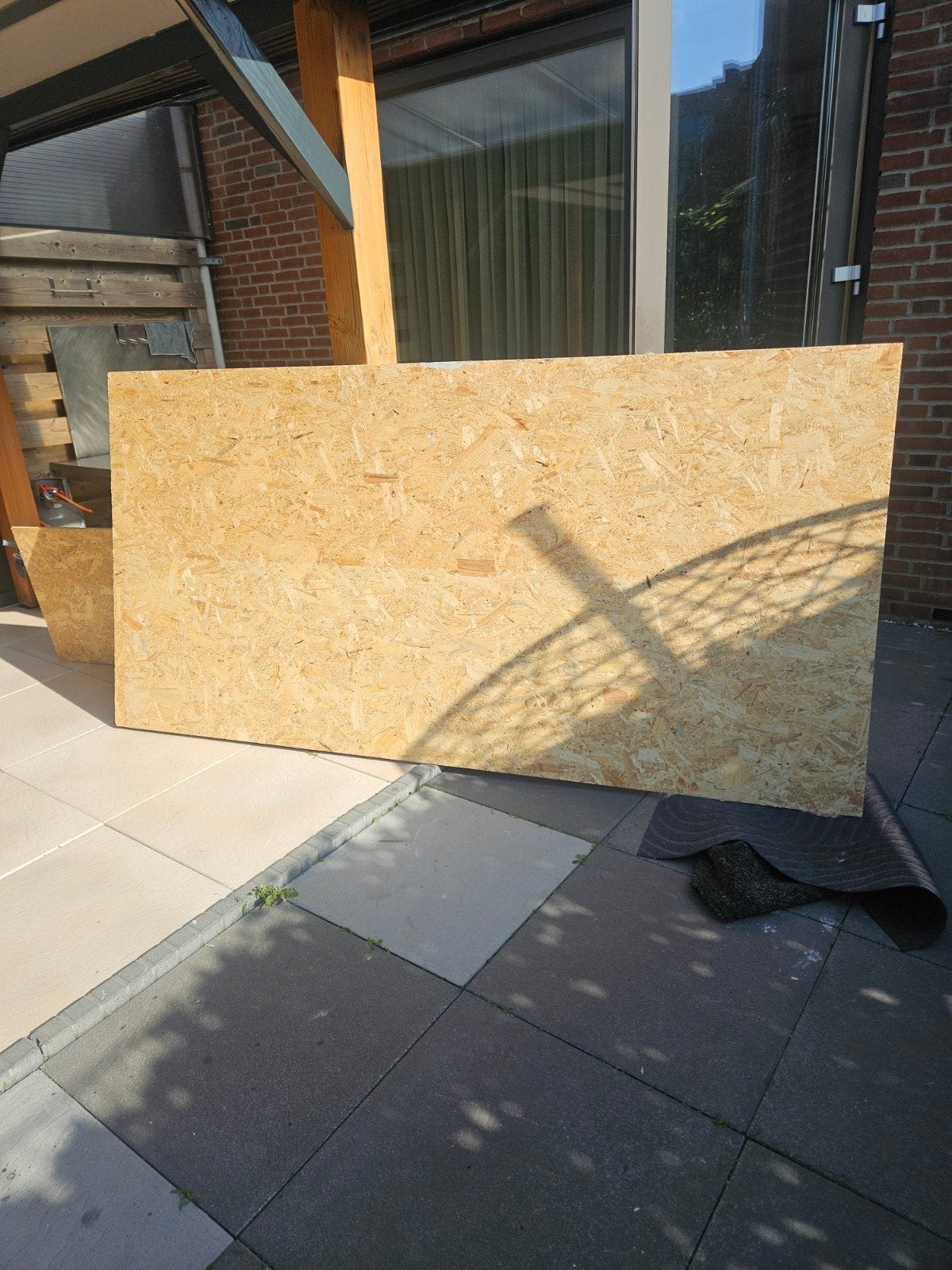 OSB-plaat - Zo goed als nieuw, Minder dan 25 mm, Ophalen of Verzenden, Zo goed als nieuw, 200 tot 250 cm