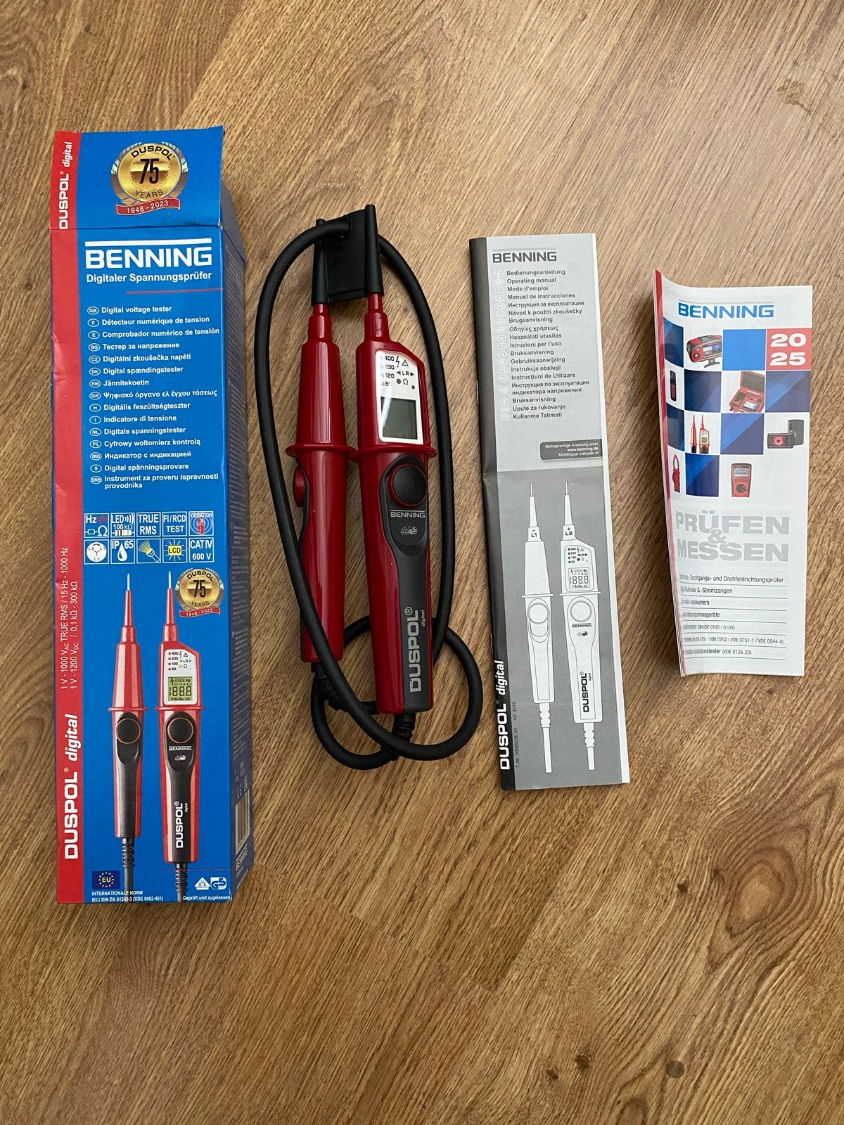 Benning DUSPOL digital Spanningsprüfer - Nieuw in doos, Ophalen of Verzenden, Nieuw, Elektriciteit