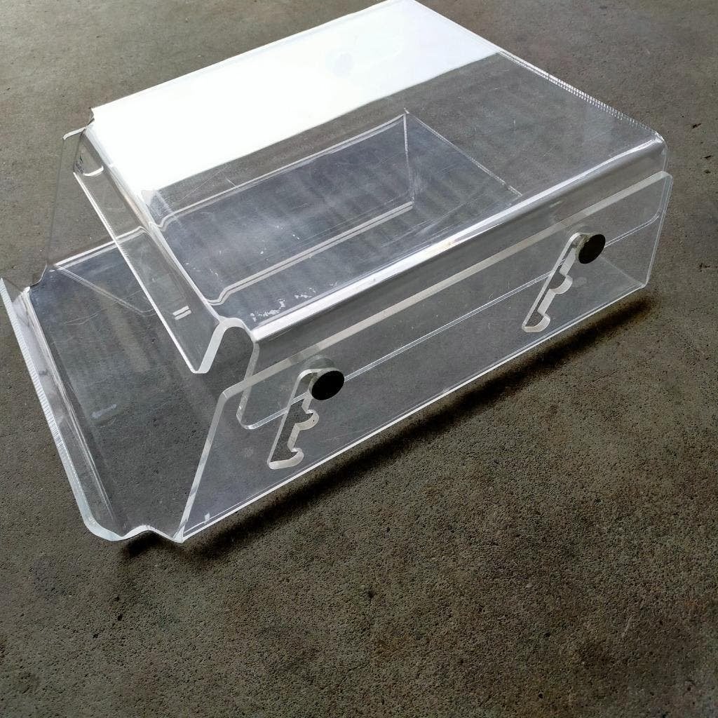 Transparante beeldschermverhoger monitorstandaard plexiglas, Computers en Software, Ophalen, Gebruikt, 101 t/m 150 Hz, Overige typen