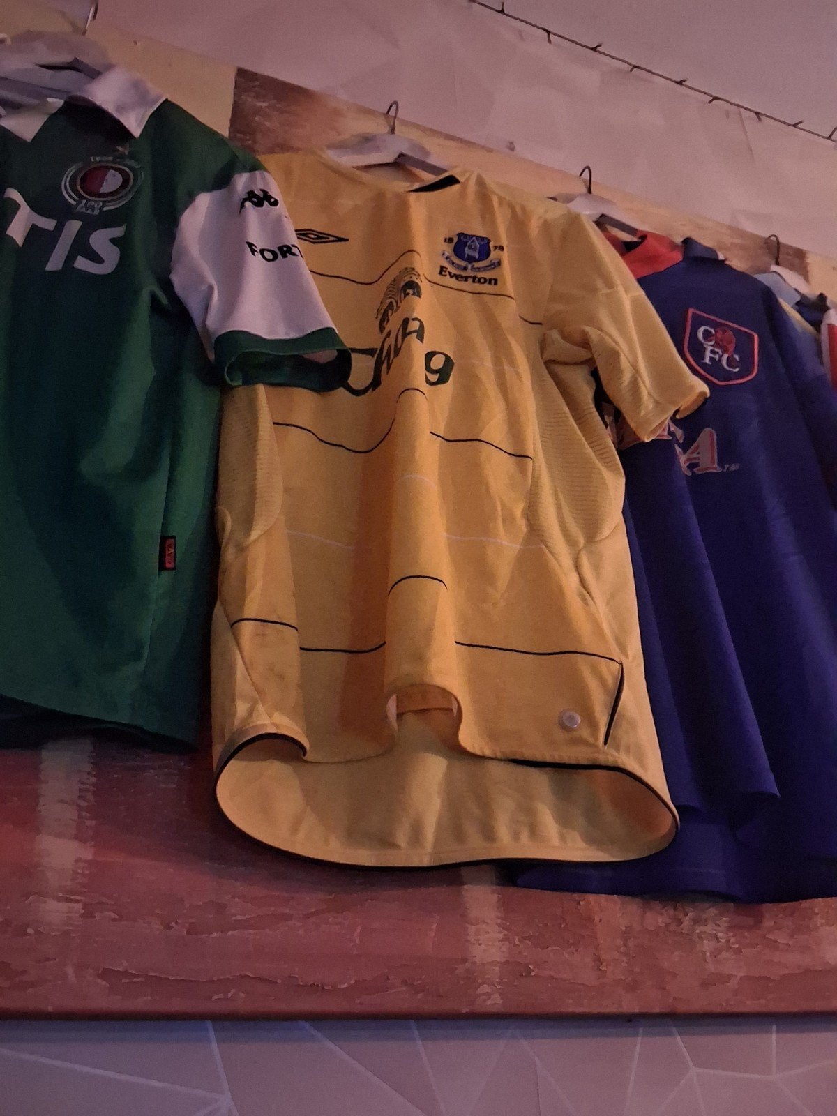 Vintage Everton voetbalshirt - Geel Umbro, Maat 48/50 (M), Geel, Ophalen of Verzenden, Voetbal