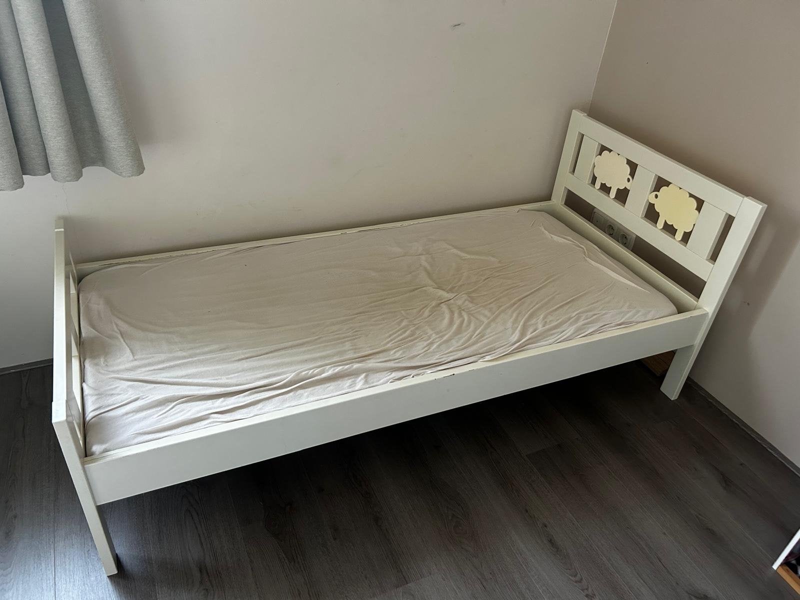 Ikea Kura bed met schapen decoratie, Ophalen, Gebruikt, 90 cm, Eenpersoons
