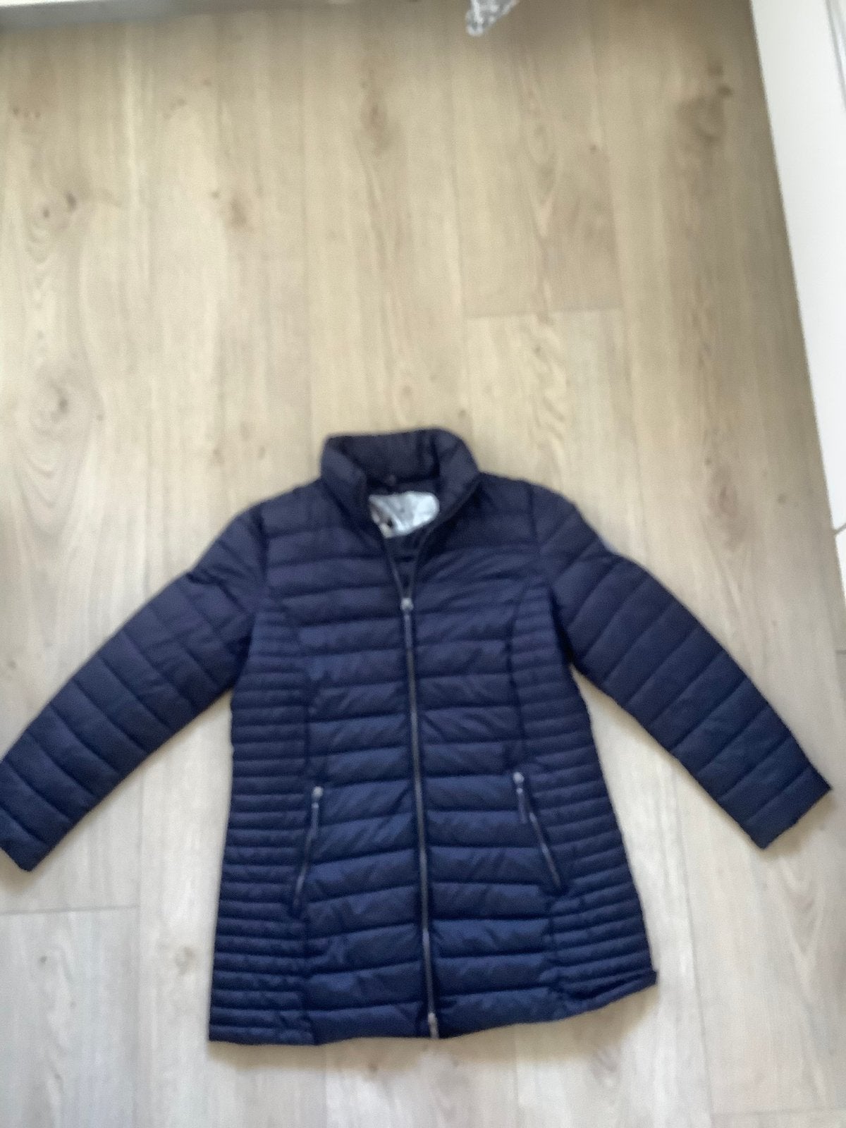 Barbara lebek jas maat 46, Ophalen of Verzenden, Zo goed als nieuw, Maat 46/48 (XL) of groter, Blauw