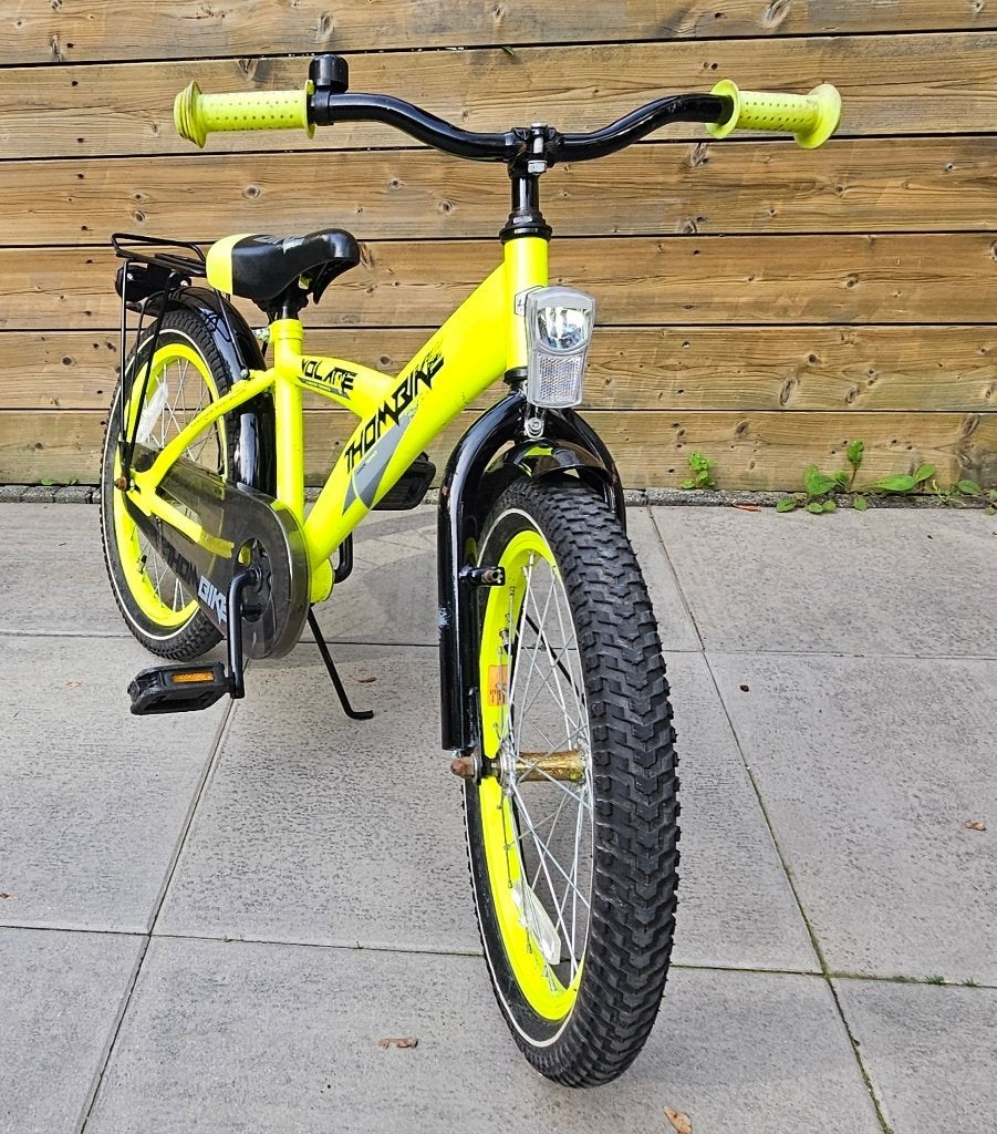 Volare Thombike Kinderfiets – 18 inch – Geel, Ophalen, Terugtraprem, Volare Thombike, 16 tot 20 inch