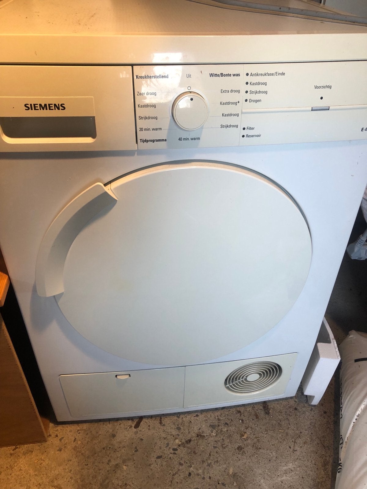 Siemens Wasdroger - Condensdroger, Ophalen, 6 tot 8 kg, Gebruikt, Voorlader