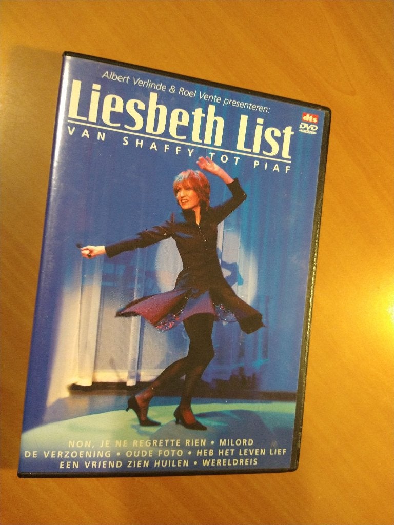 DVD Liesbeth List. Van Shaffy tot Piaf, Alle leeftijden, Ophalen of Verzenden, Zo goed als nieuw