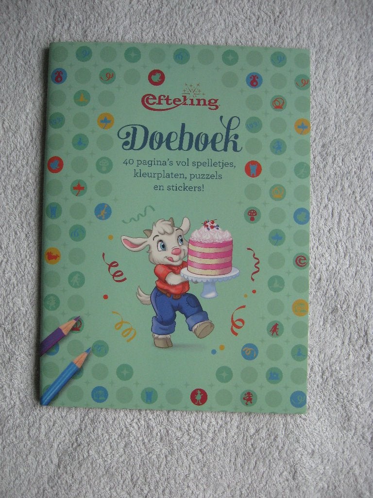 Efteling DoeBoek - 40 blz spelletjes, kleurplaten en puzzels, Verzamelen, Ophalen of Verzenden, Gebruikt, Overige typen