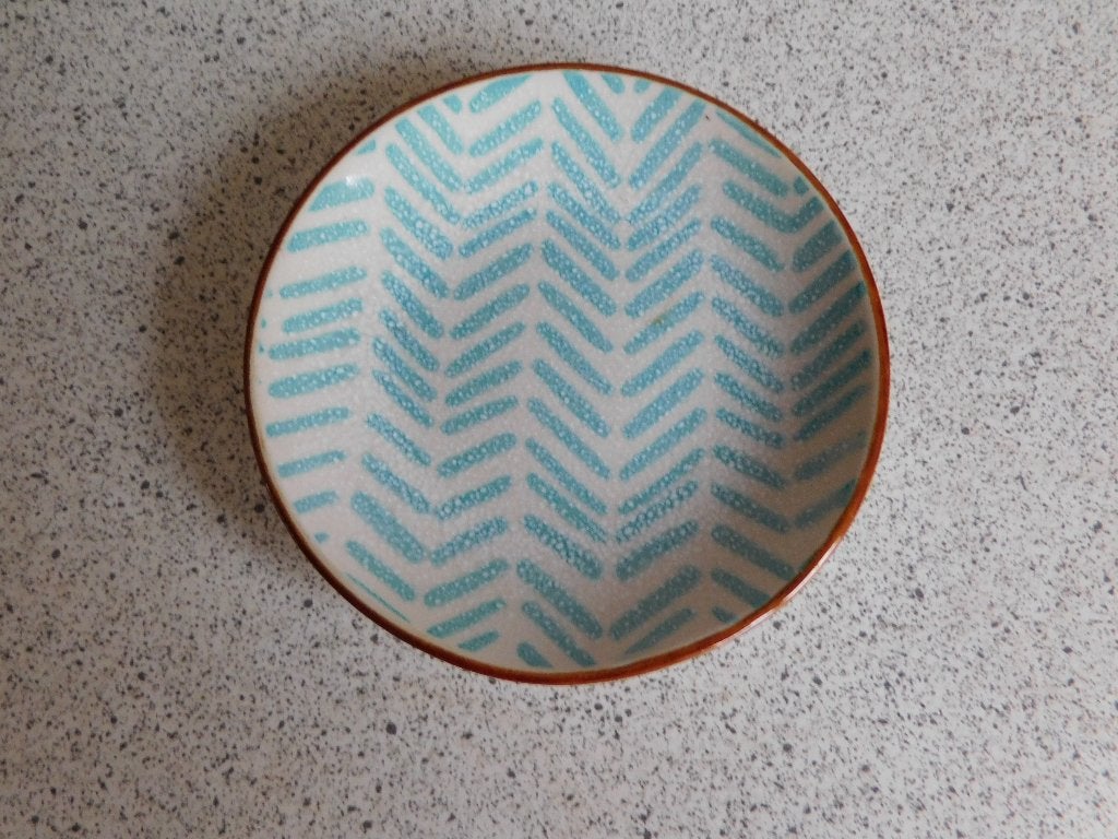 Bord 10 cm. Turquoise Yasmine By Xenos, Overige merken, Keramiek, Ophalen of Verzenden, Zo goed als nieuw