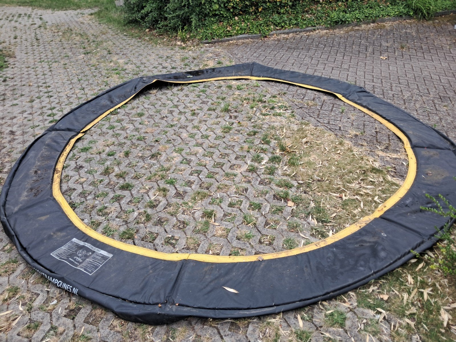 Trampoline, Ophalen, Gebruikt
