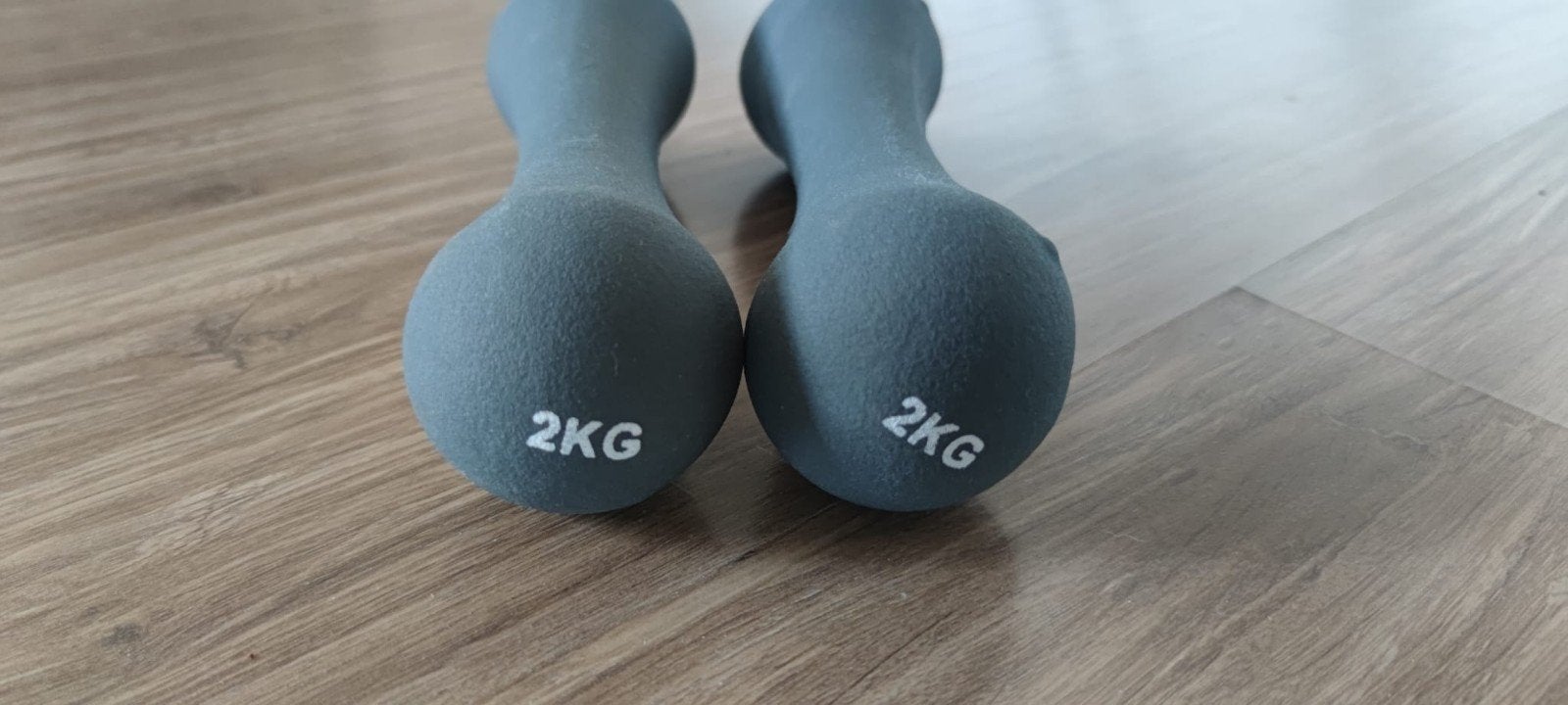 Avento Halters 2kg - Grijs, Sport en Fitness, Fitnessmaterialen, Ophalen, Zo goed als nieuw, Rug, Dumbbell