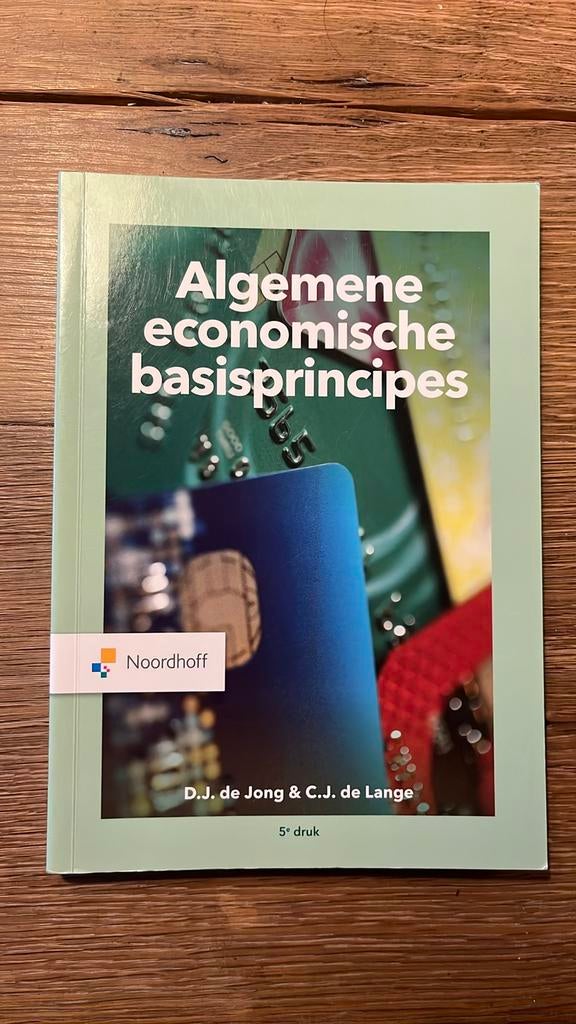Algemene economische basisprincipes - 5e druk, Boeken, Studieboeken en Cursussen, Ophalen of Verzenden, Gamma, Gelezen, HBO