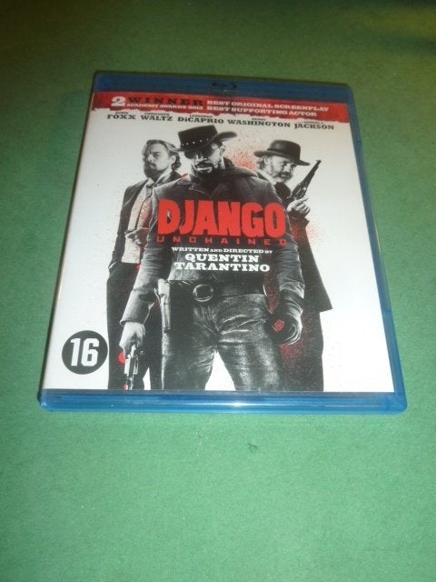 Django unchained Quentin Tarantino Blu-ray, Avontuur, Verzenden, Nederlands, Zo goed als nieuw
