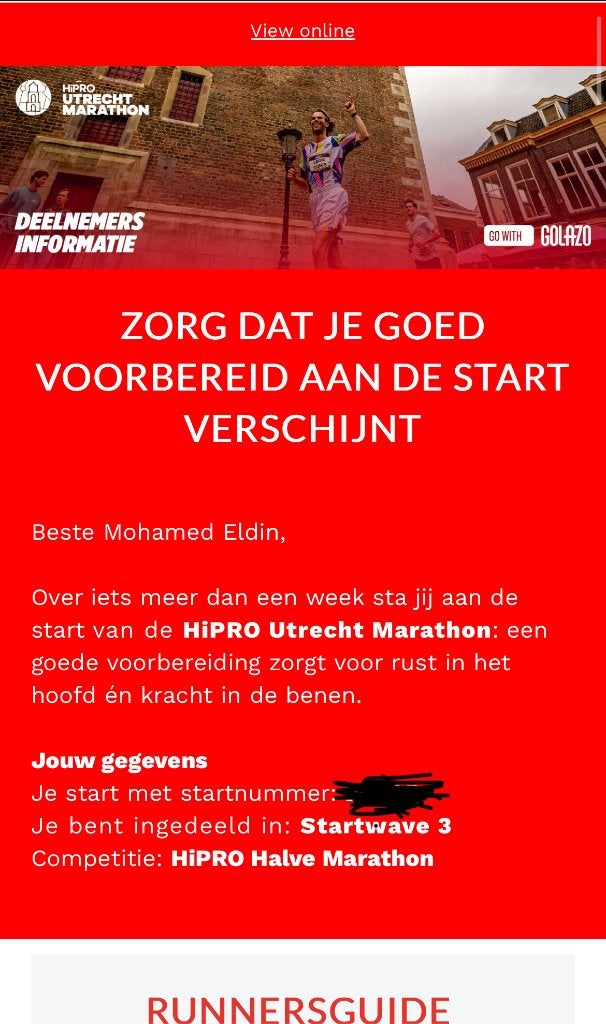 HiPro halve marathon, Eén persoon