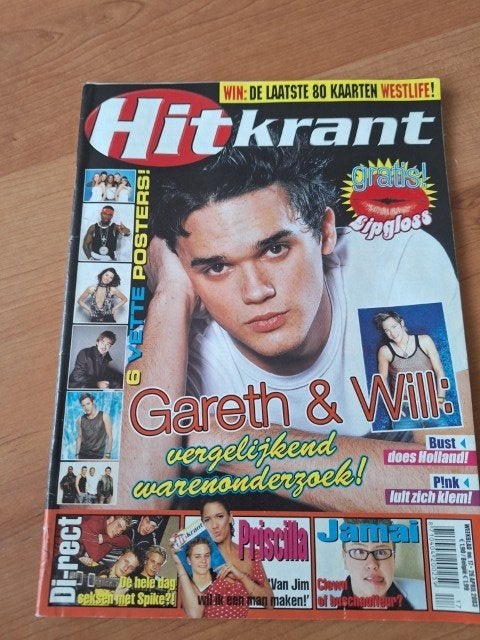 Hitkrant 2003 Graffiti LUV Eminem Pink Georgina Verbaan, Verzenden, 1980 tot heden, Nederland, Tijdschrift