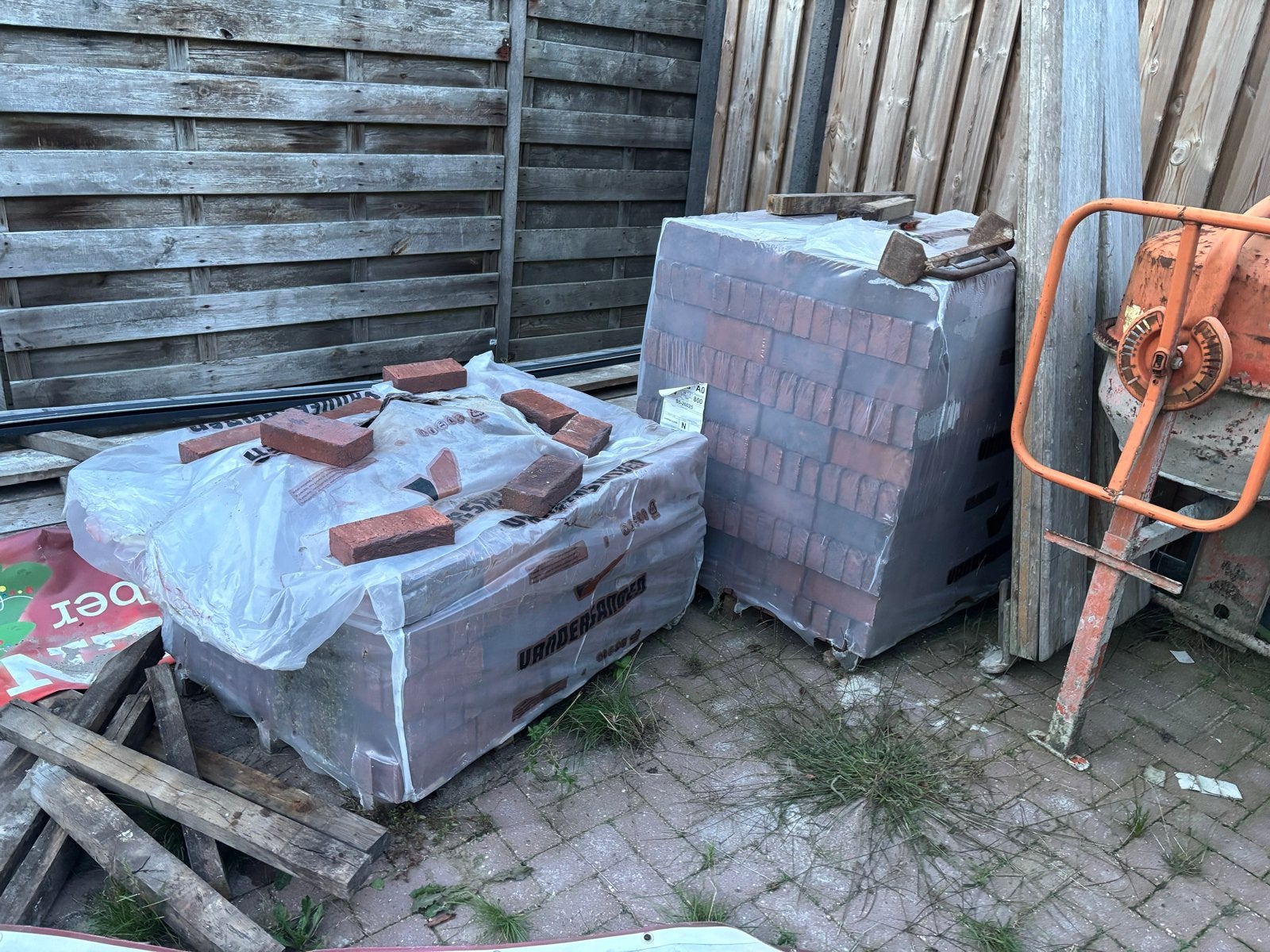 1200 Vandersanden Parma bakstenen - Nieuw, Ophalen, Nieuw, Bakstenen