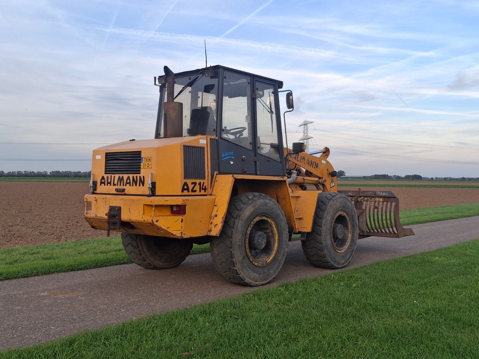 ahlmann shovel az 14, Ophalen, Wiellader of Shovel