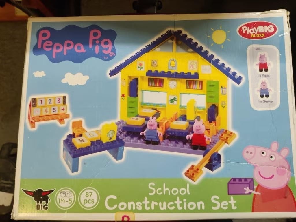 Peppa Pig School Construction Set - Duplo (lego) Bouwset, Gebruikt, Overige thema's, Ophalen of Verzenden, Duplo