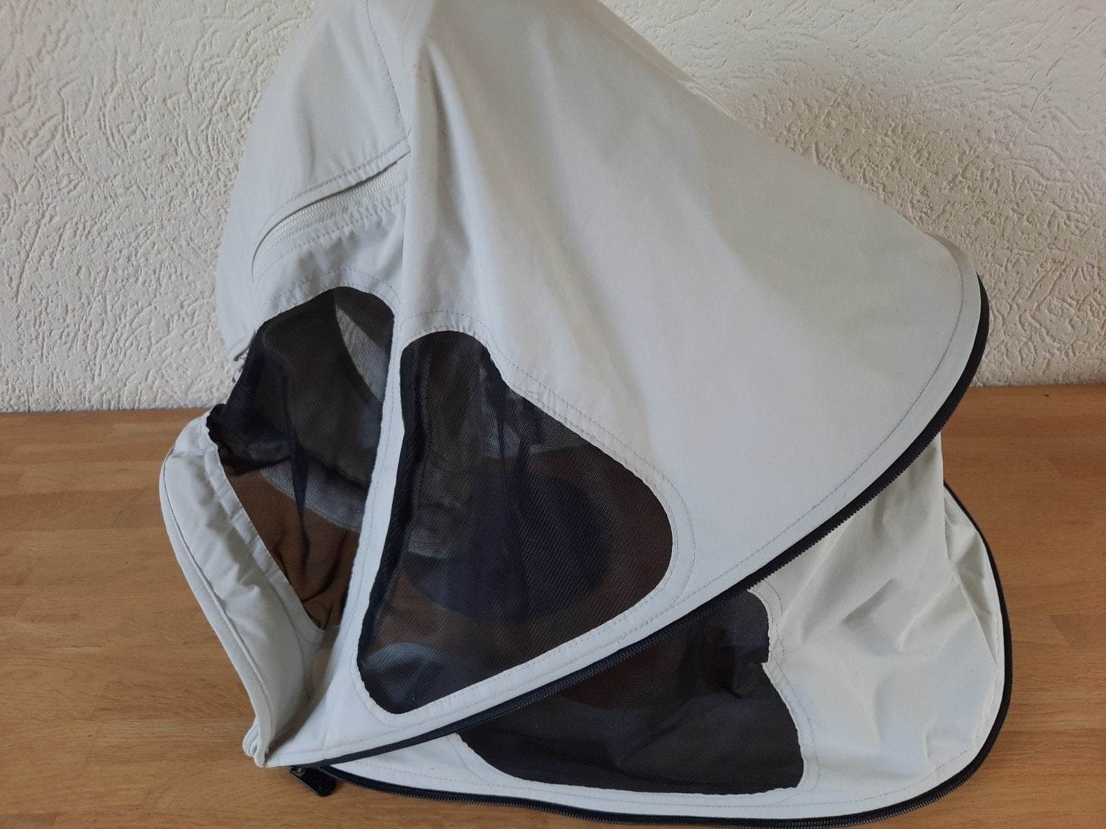 kinderwagen kap, Bugaboo Donkey Breezy  zonnekap, misty grey, Ophalen of Verzenden, Zo goed als nieuw, Kinderwagen, Bugaboo