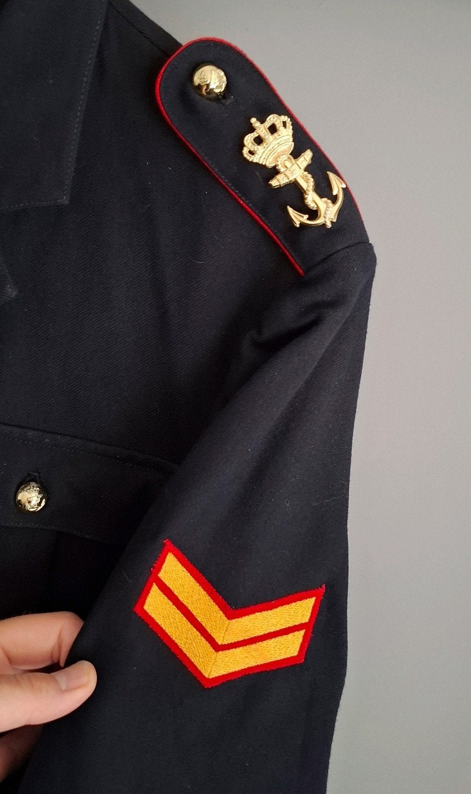 Korps Mariniers Tenue - Uniform 1971, Ophalen of Verzenden, Marine, Nederland, Kleding of Schoenen
