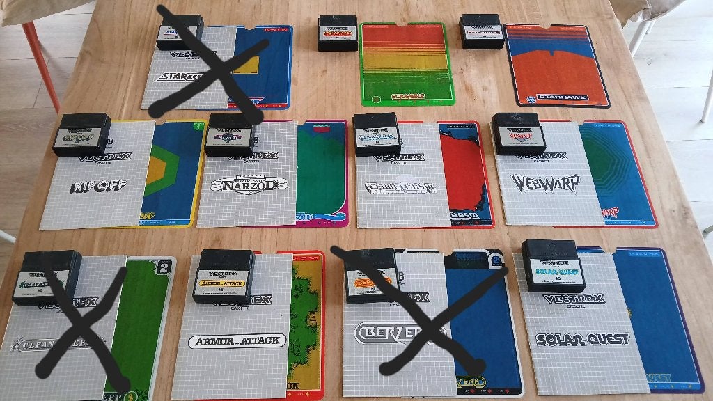 Vectrex games, Ophalen of Verzenden